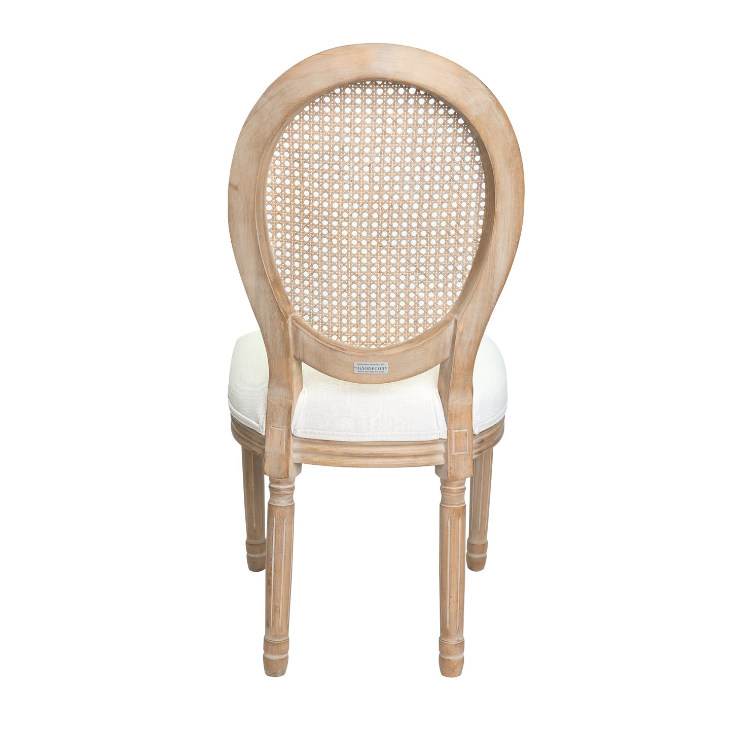 Silla Louis XV Respaldo Rattan